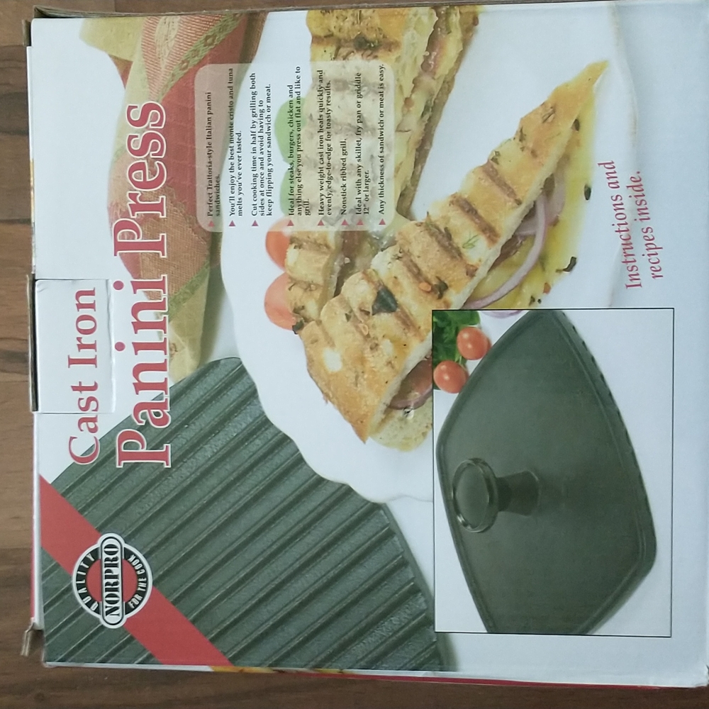 *NEW* Cast Iron Panini Press